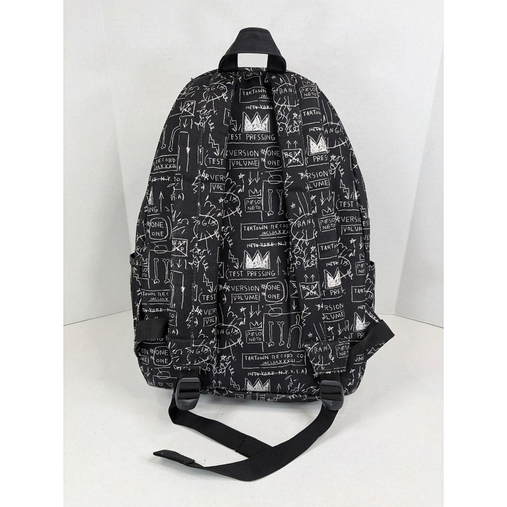 Herschel Supply Co Jean-Michel Basquiat Backpack Black White Art Print Classic - Picture 2 of 13